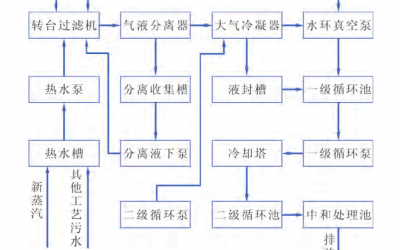 　某公司過濾工藝真空系統所產生的廢氣、污水及能量消耗分析